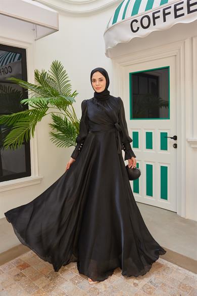 Elif Işıltı Abiye - Siyah