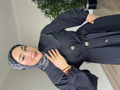 Emnora Kot Elbise - Lacivert