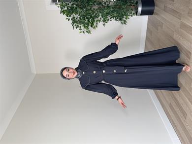 Emnora Kot Elbise - Lacivert