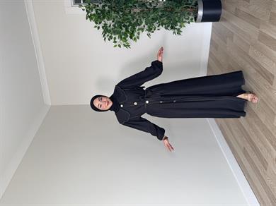 Emnora Kot Elbise - Siyah