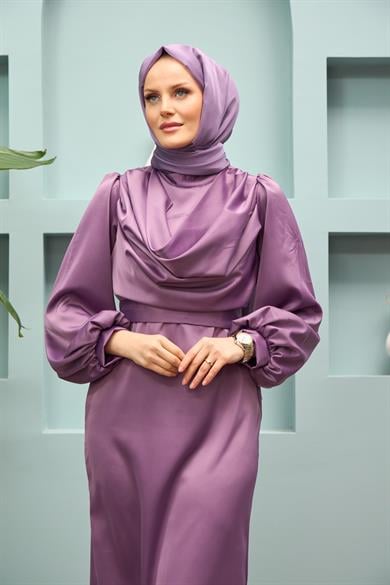 Faralya Evening Dress - Lilac