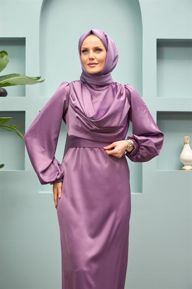 Faralya Evening Dress - Lilac