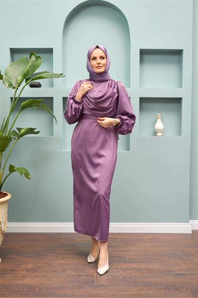 Faralya Evening Dress - Lilac