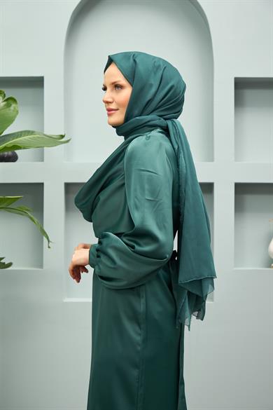 Faralya Evening Dress - Emerald Green