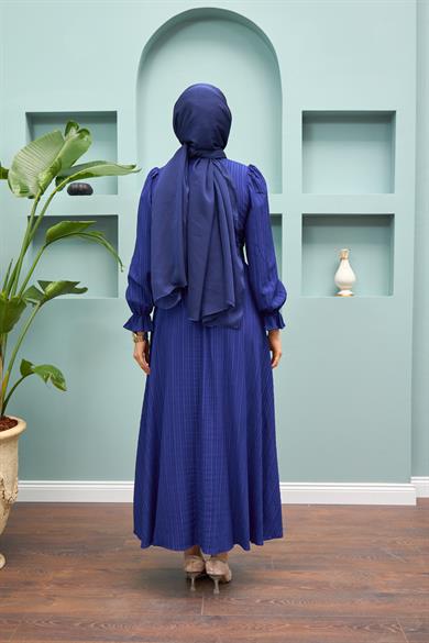 Feray Dress - Navy Blue