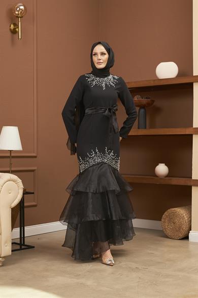 Feride Evening Dress - Black