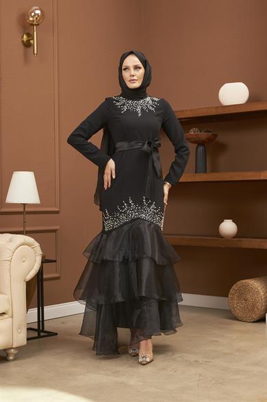 Feride Evening Dress - Black