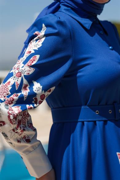 Feyza Elbise - Saks Mavi