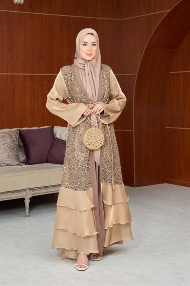 Flora Payet İkili Abaya - Somon