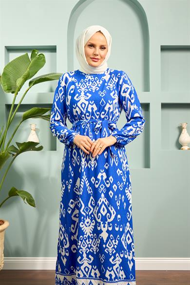 Gözde Dress - Blue