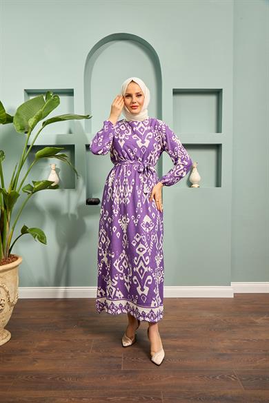 Gözde Dress - Purple