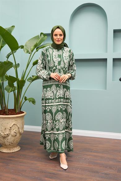Handan Dress - Green