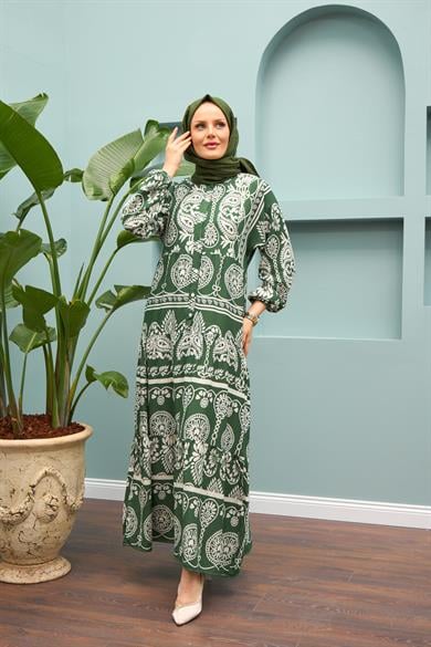 Handan Dress - Green