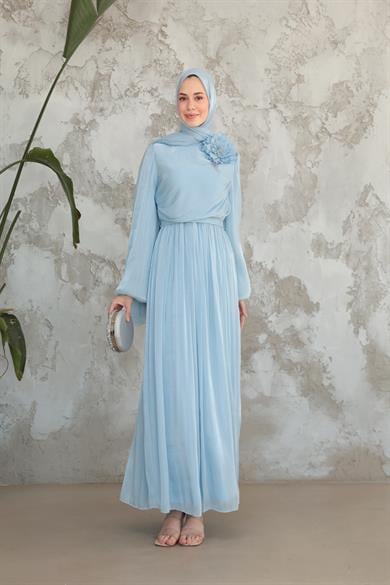 İrem Gül Detay Abiye - Bebe Mavi
