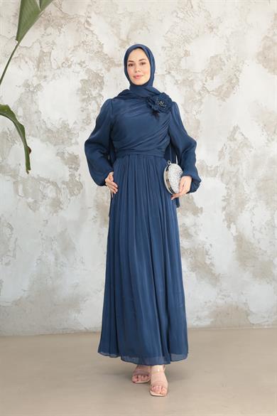 İrem Gül Detay Abiye - Lacivert