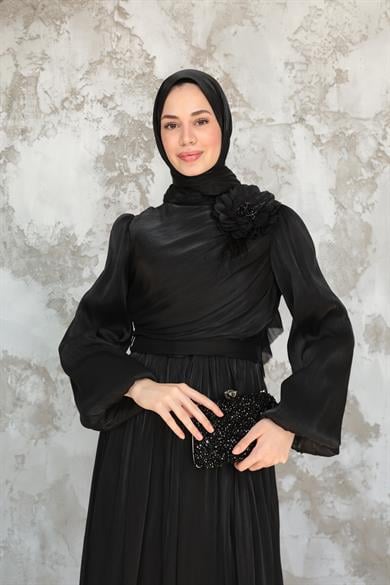 İrem Gül Detay Abiye - Siyah