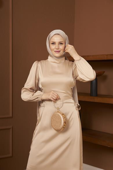 Işıl Evening Dress - Beige