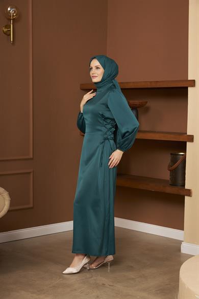 Işıl Evening Dress - Emerald Green