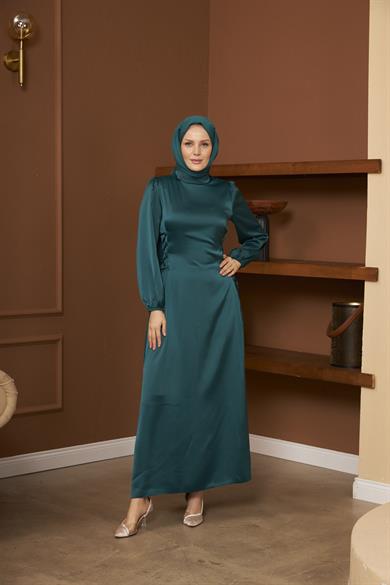 Işıl Evening Dress - Emerald Green