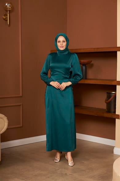 Işıl Evening Dress - Emerald Green