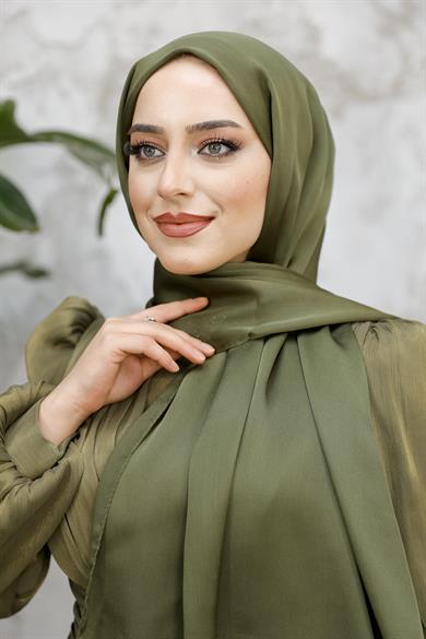 Janjan Kumaş Şal - Haki