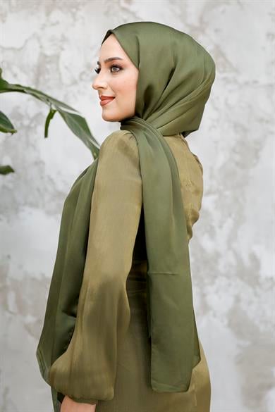 Janjan Kumaş Şal - Haki