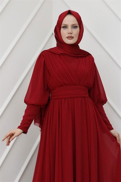 Janjan Kumaş Şal - Kırmızı