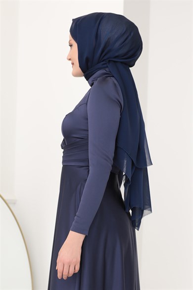 Janjan Kumaş Şal - Lacivert