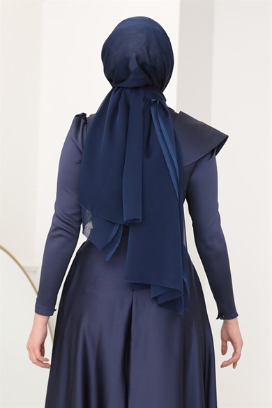 Janjan Kumaş Şal - Lacivert