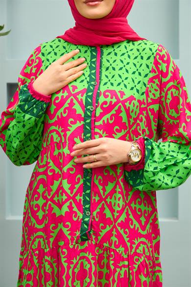 Kevser Dress - Fuchsia