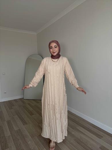 Kızılcık Elbise - Bej