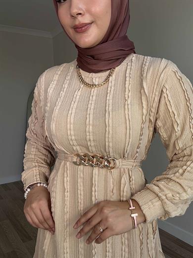 Kızılcık Elbise - Bej