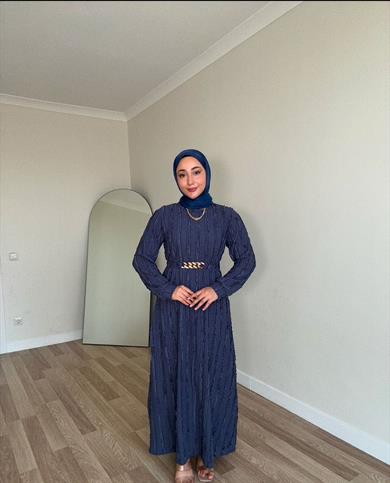 Kızılcık Elbise - Lacivert