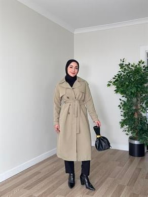 Lamia Trençkot - Bej