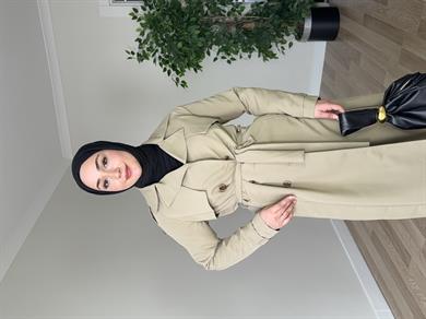 Lamia Trençkot - Bej