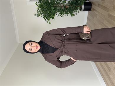 Lamia Trençkot - Kahverengi