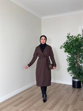 Lamia Trençkot - Kahverengi