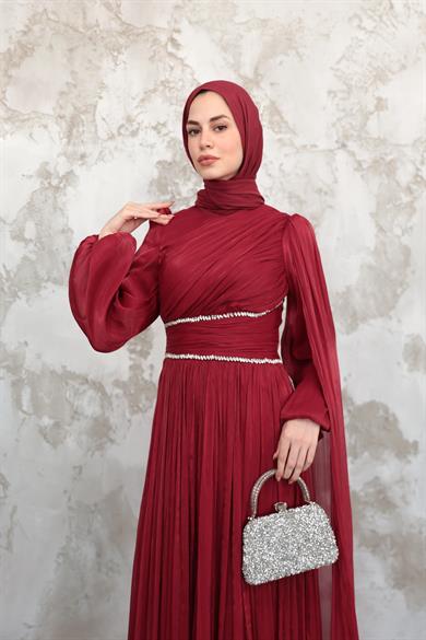 Lavanta Abiye - Bordo