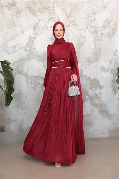 Lavanta Abiye - Bordo