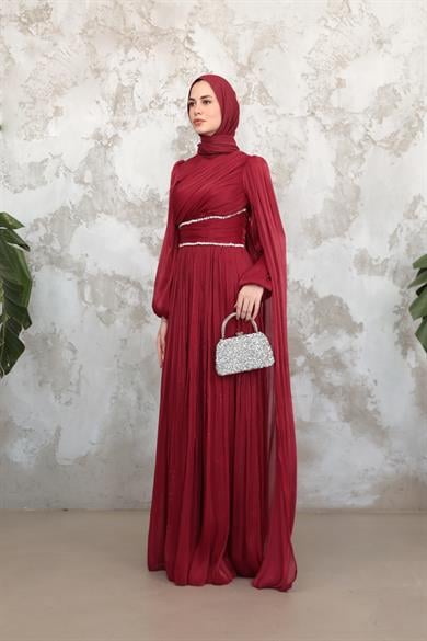 Lavanta Abiye - Bordo