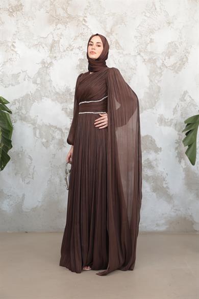 Lavanta Abiye - Kahverengi