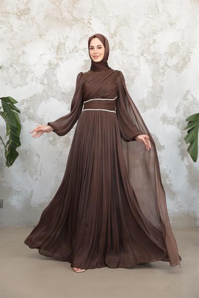 Lavanta Abiye - Kahverengi