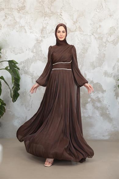 Lavanta Abiye - Kahverengi