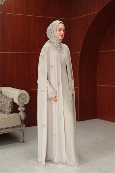 Marina Tasarım Abiye - Vizon