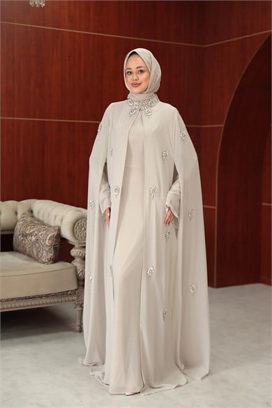 Marina Tasarım Abiye - Vizon