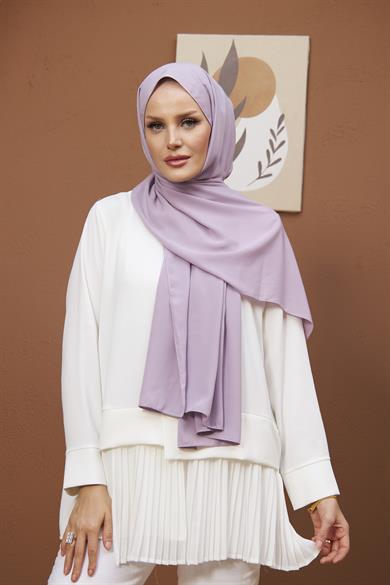 Medina Silk Shawl - Lilac