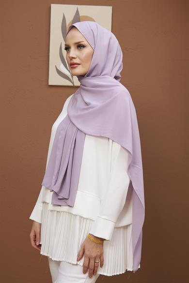 Medina Silk Shawl - Lilac