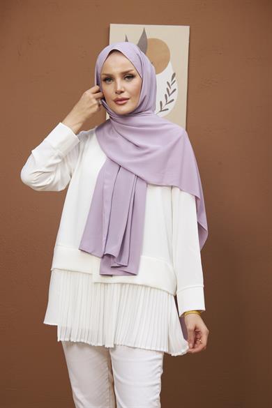 Medina Silk Shawl - Lilac