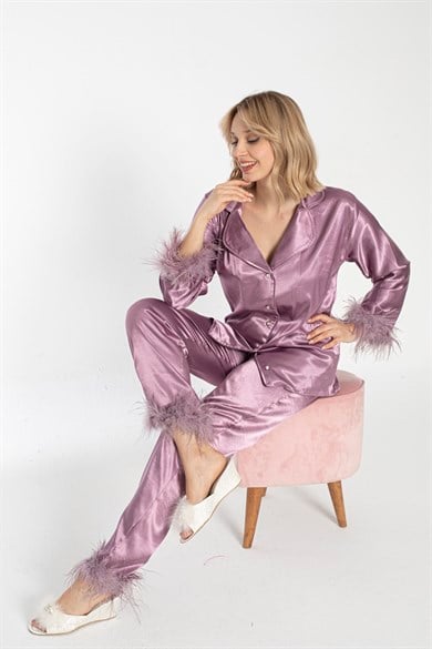 Melek Double Set - Lilac