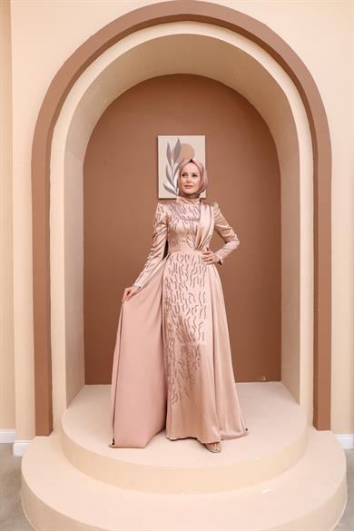 Melike Evening Dress - Gold